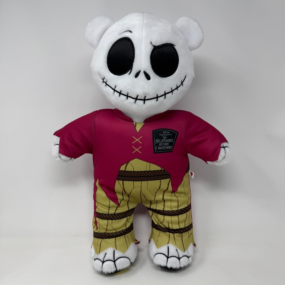 Build A Bear Jack Skellington Nightmare Before Christmas Plush 30th Anniversary